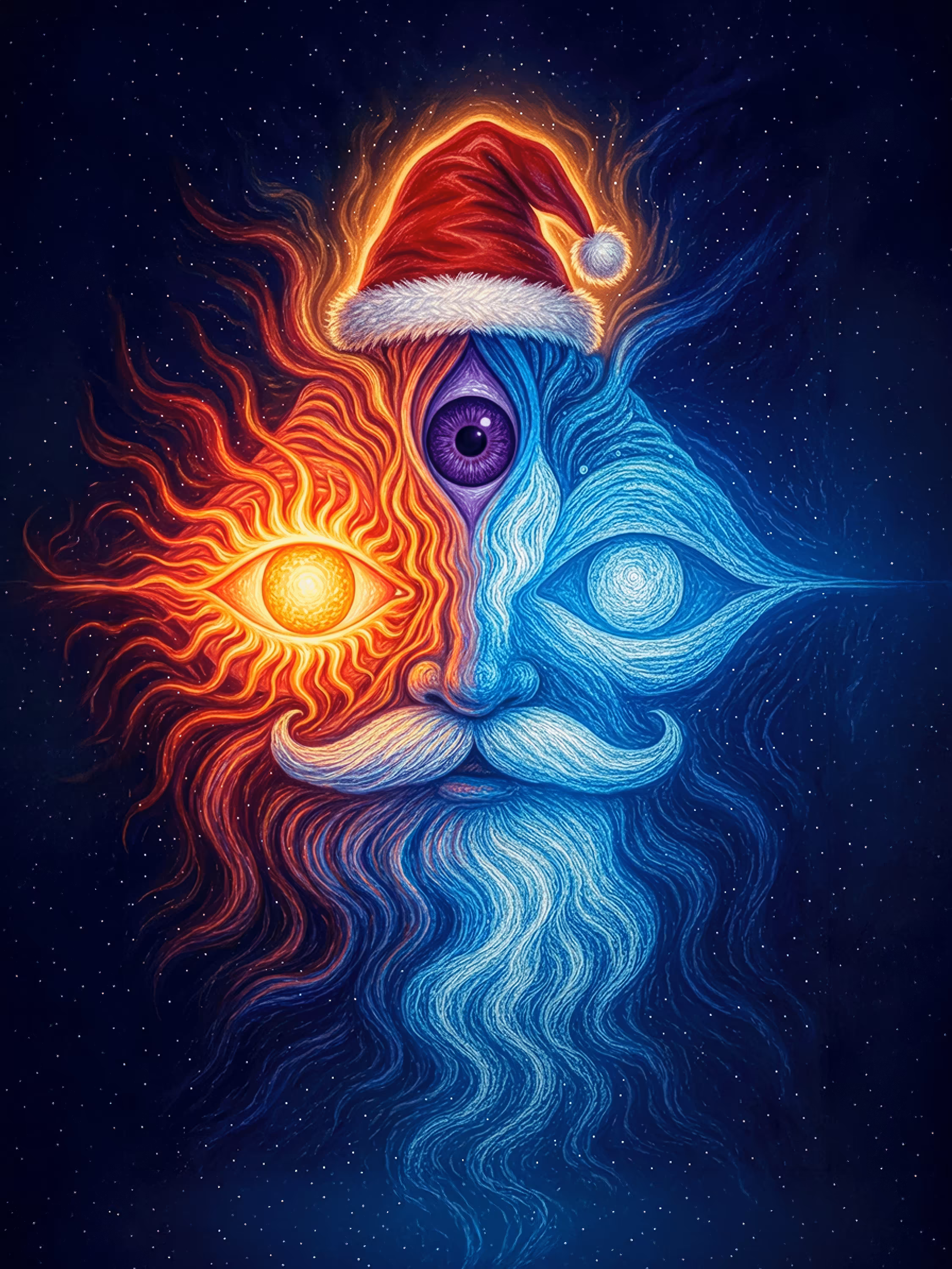 Face Wallpaper: Divine Santa