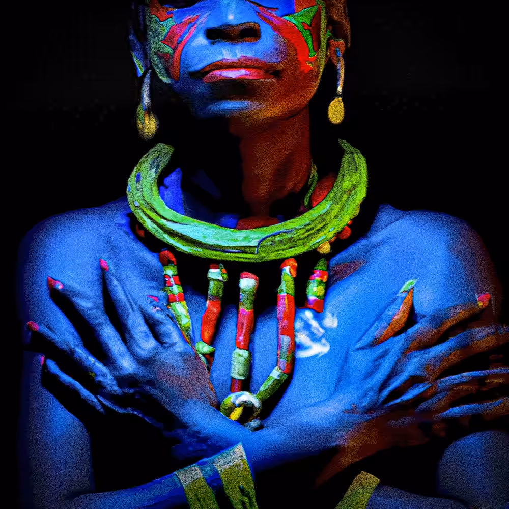“Tribal Faces-01”