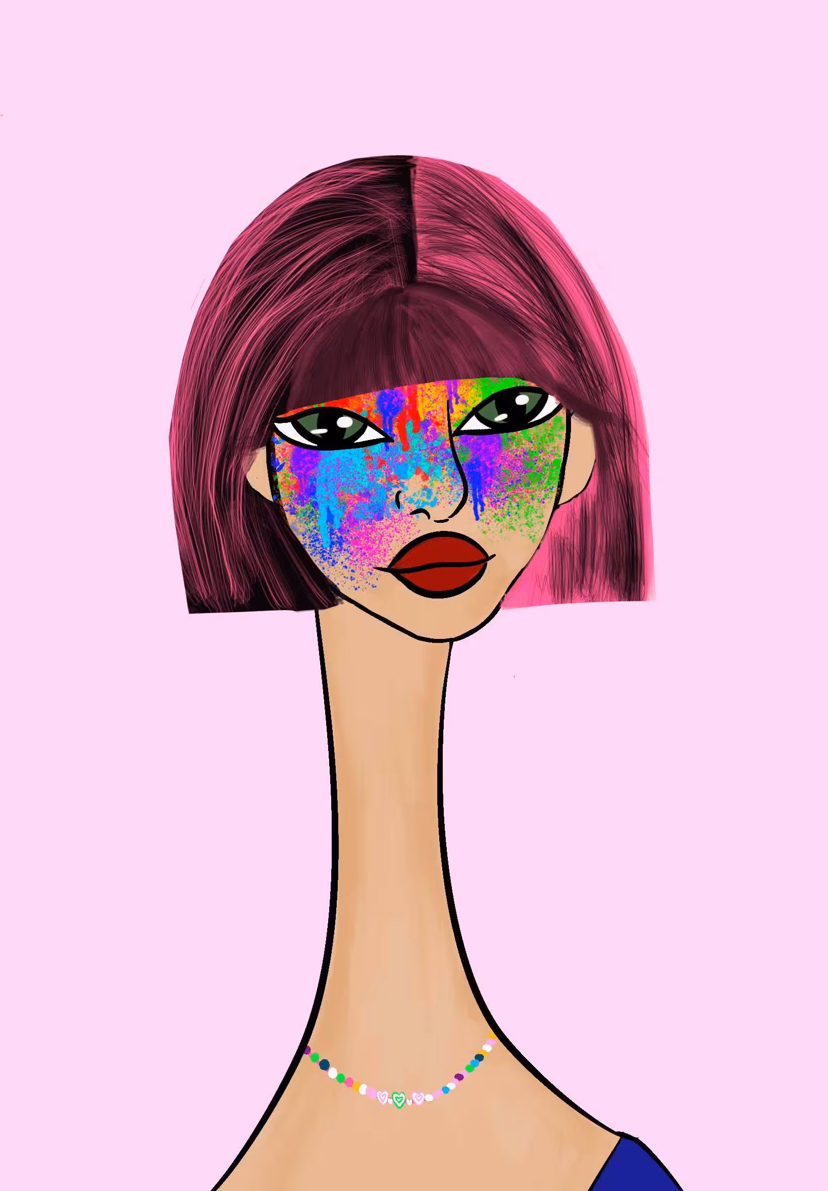 Long Neckie Ladies: Long Neckie Lady #2194