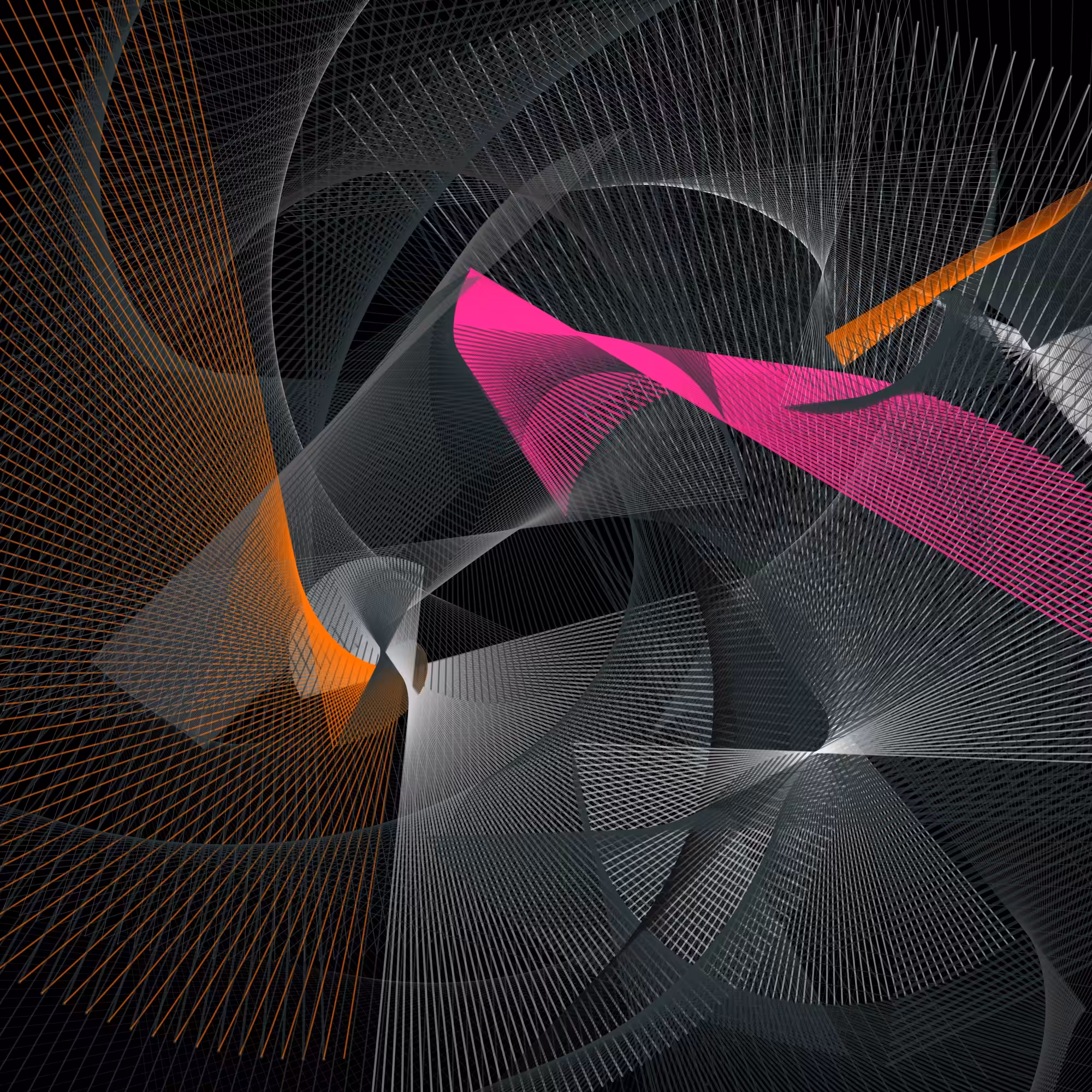 Generative Line Art 1:1 Genesis#001