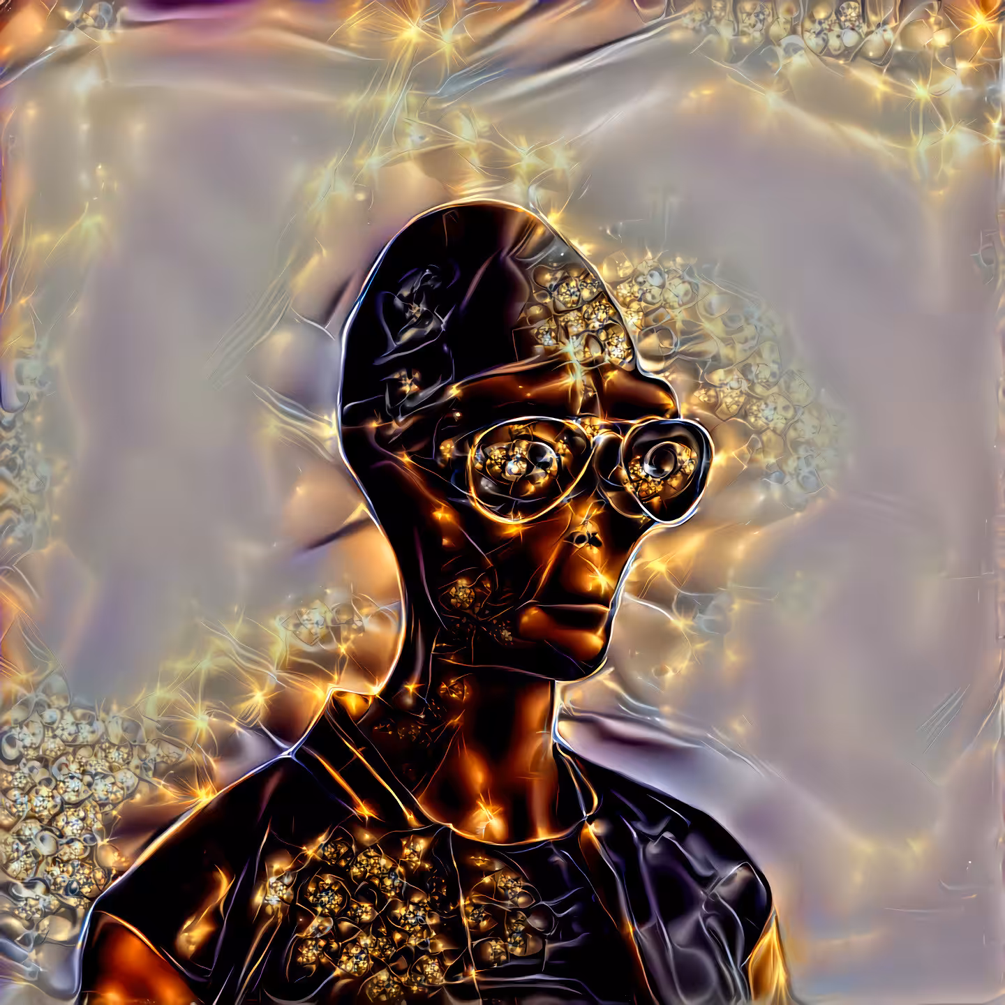 Golden Alien In Style