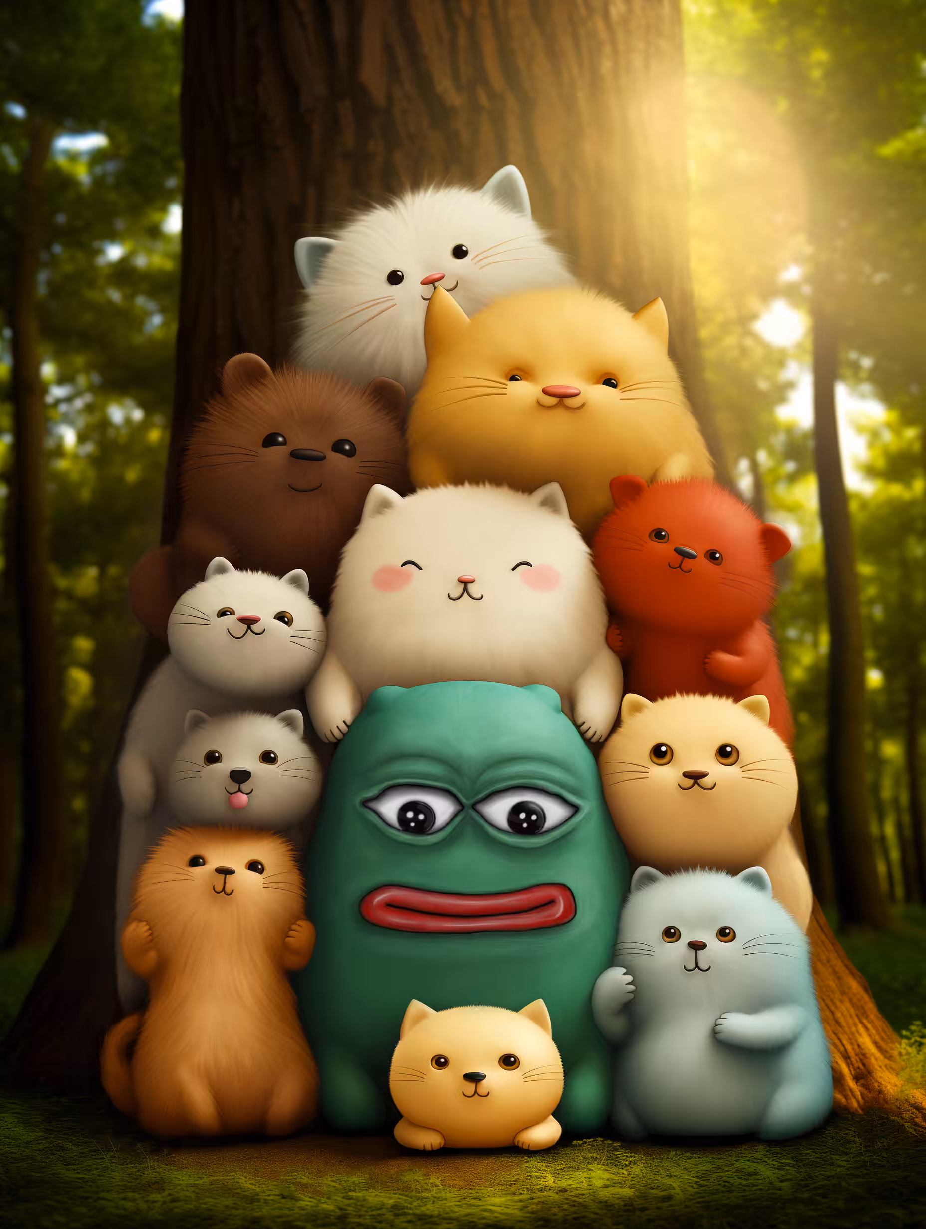 Pepe Forest Frens 🐸 + 😸😸😸😸😸😸😸😸😸😸😸
