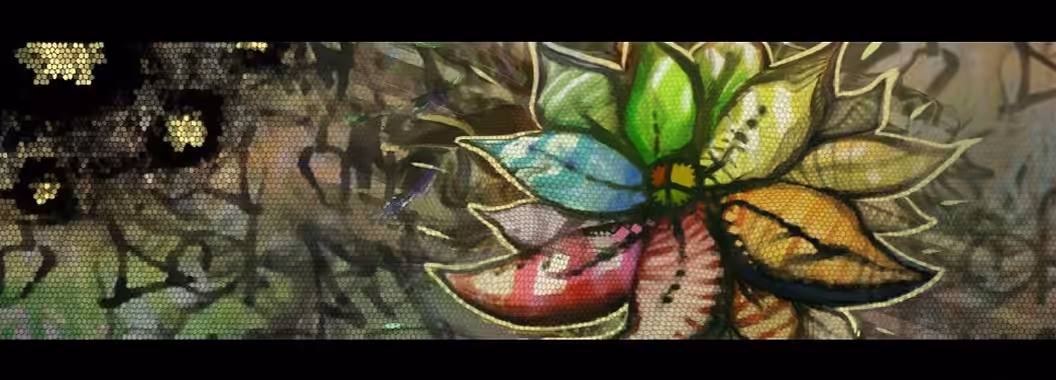 Psychedelic flower 3
