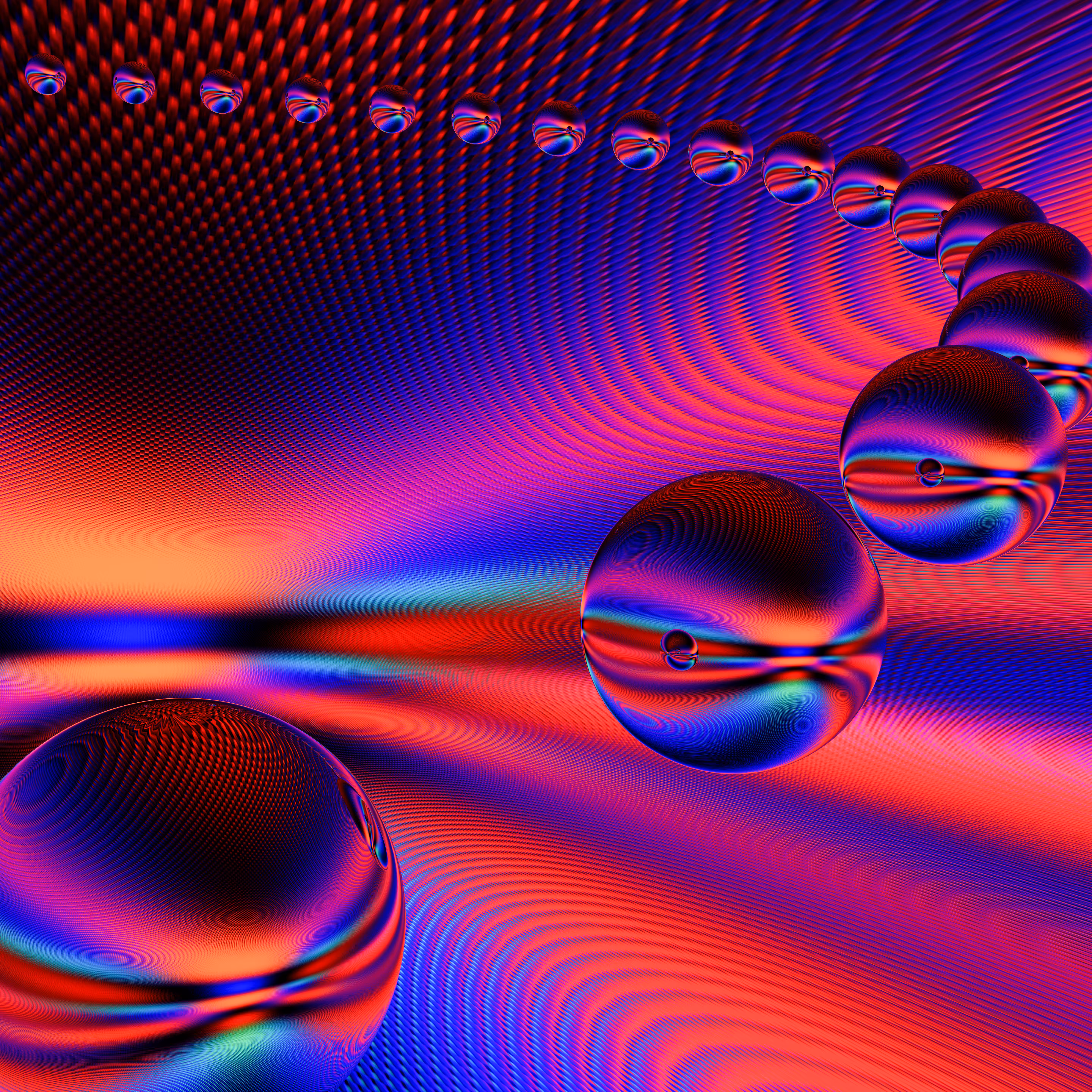 Travelling Spheres