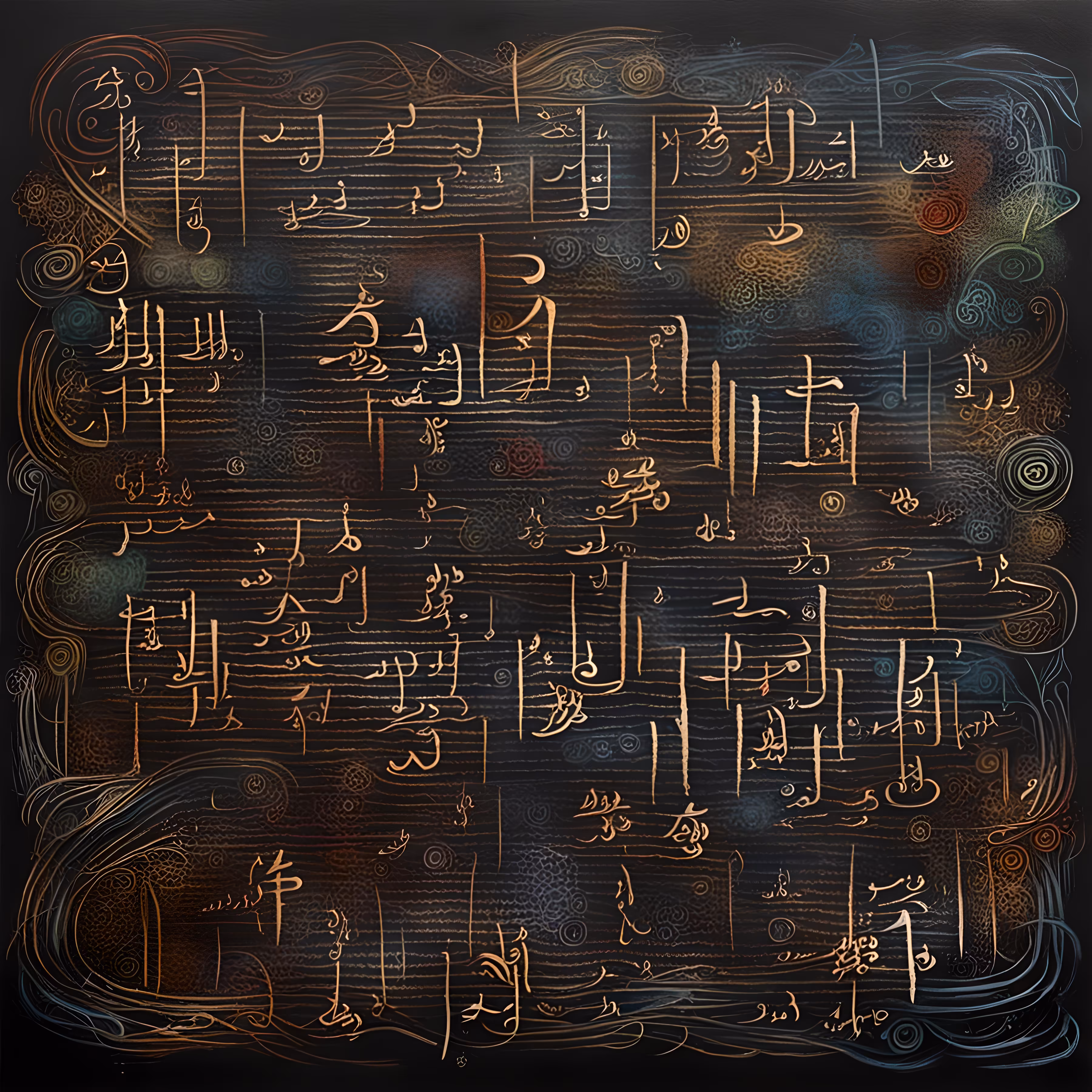 Opioid Musical Dream - Semiotic Overlay of Words and Chords