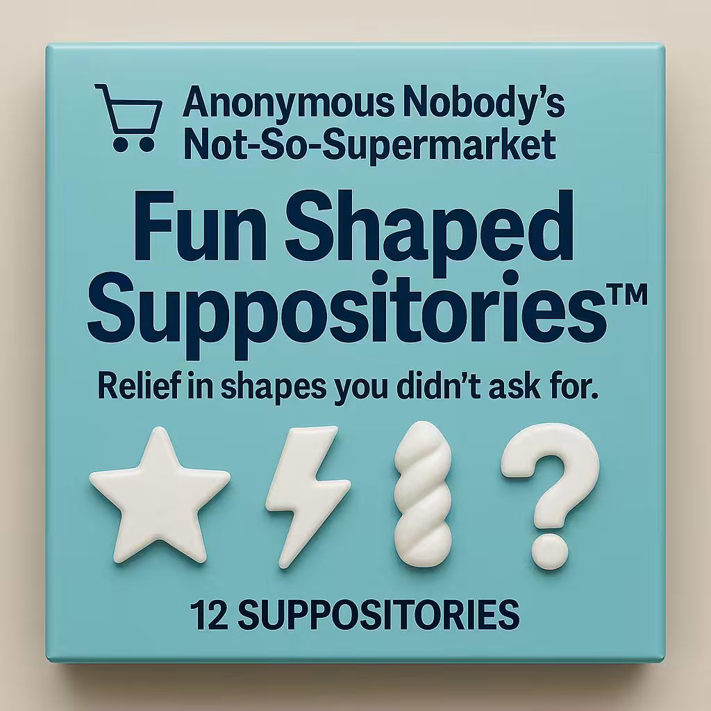 PlaceboPillz™️ #25 Fun Shaped Suppositories