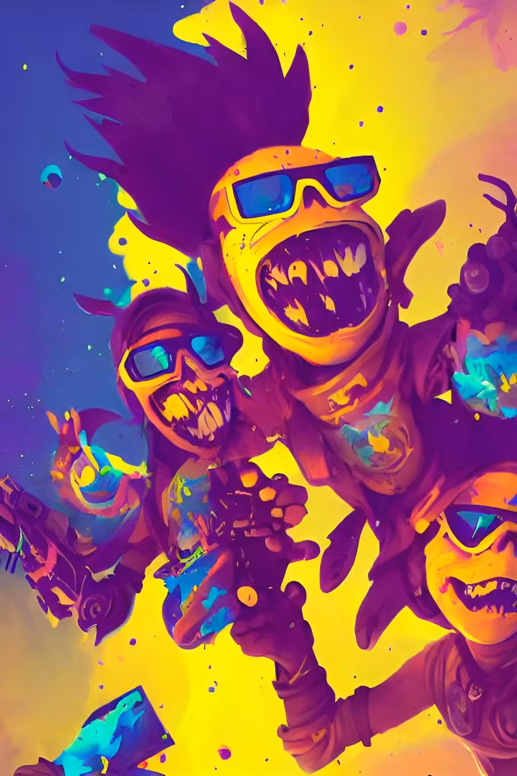 Splatter Punks Yellow #1