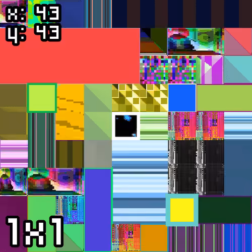 XITY #344 - x:43 y:43 - 1x1