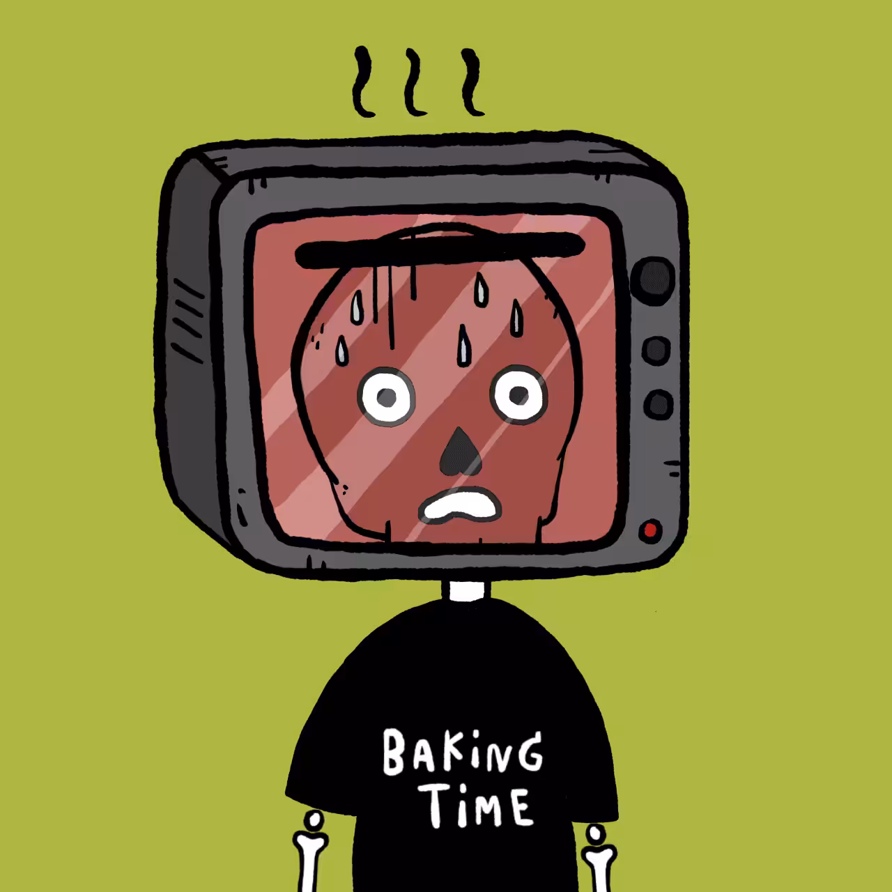Skeledude: #095 Oven the dude