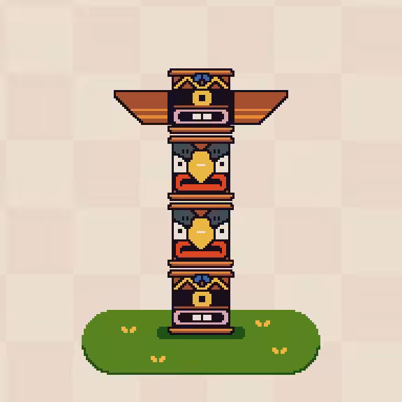 Tiki Totem #38