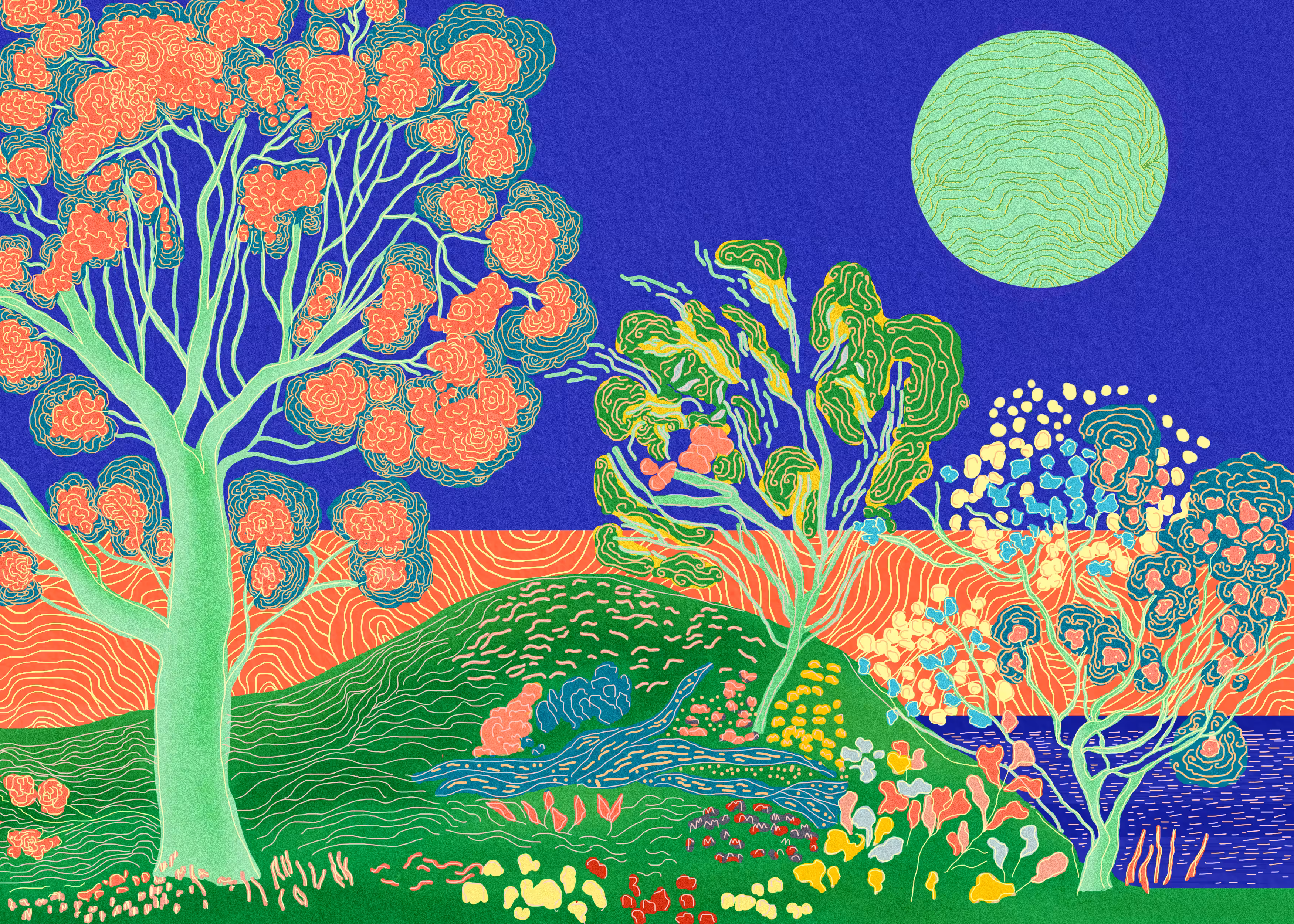 Green hill