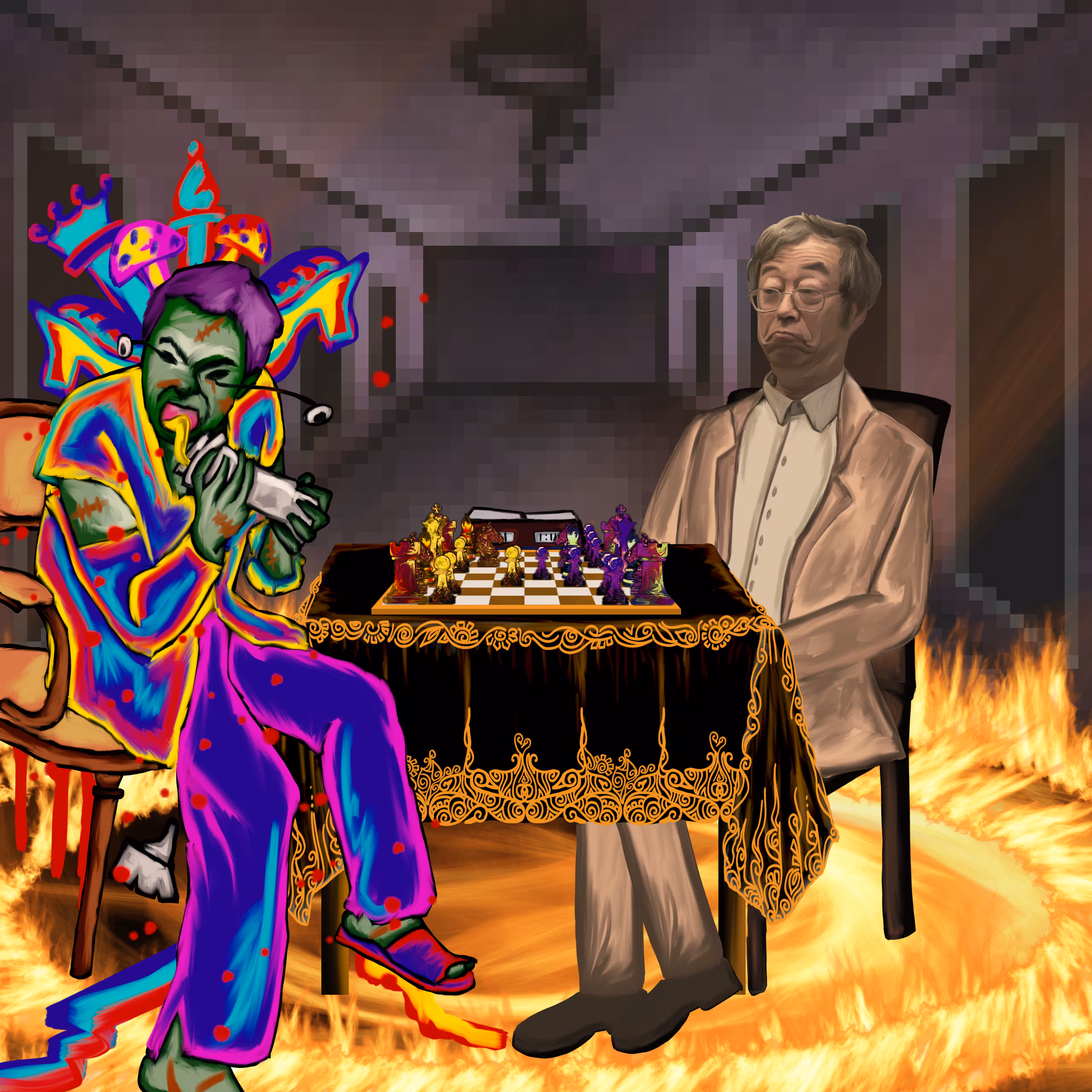 Chess Players: Chess Match #206