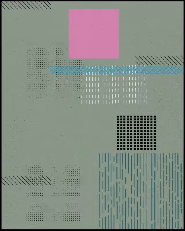 Dance of lines and shapes #41