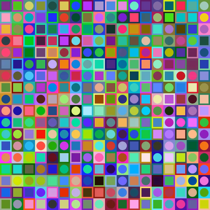 Square Dot Composition #95
