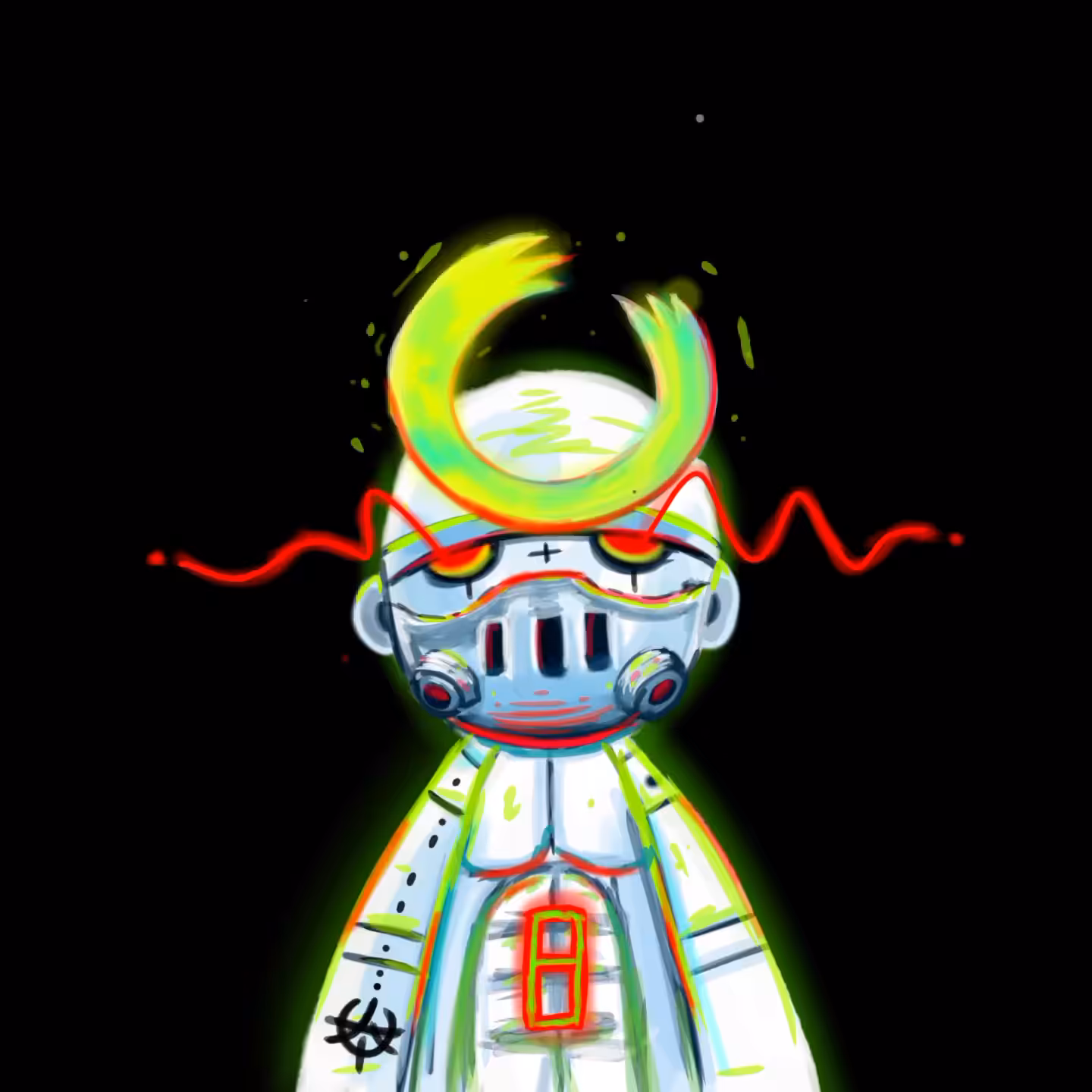 (RARE) WEIRD DOLL #008