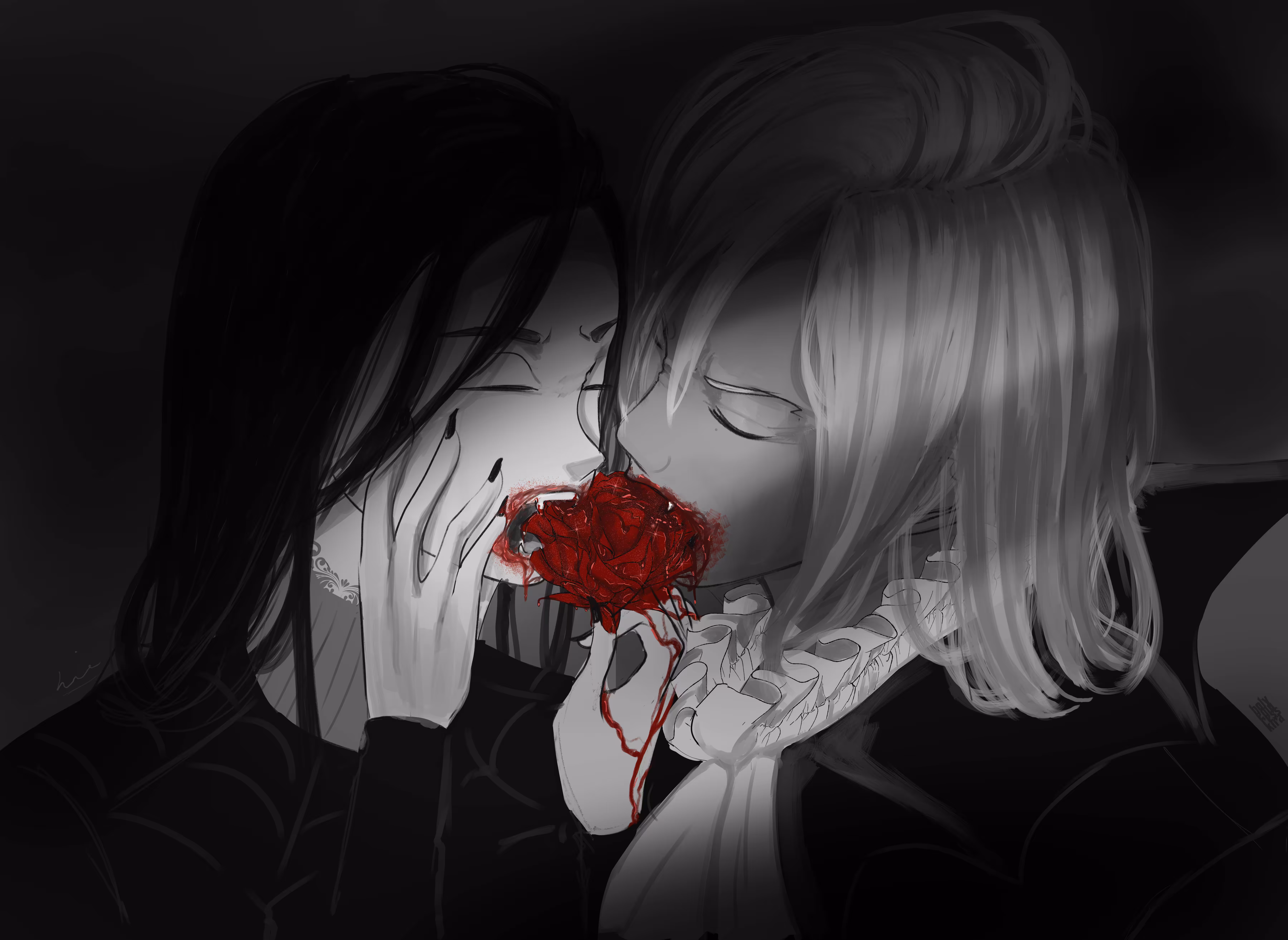 Vampires Feeding