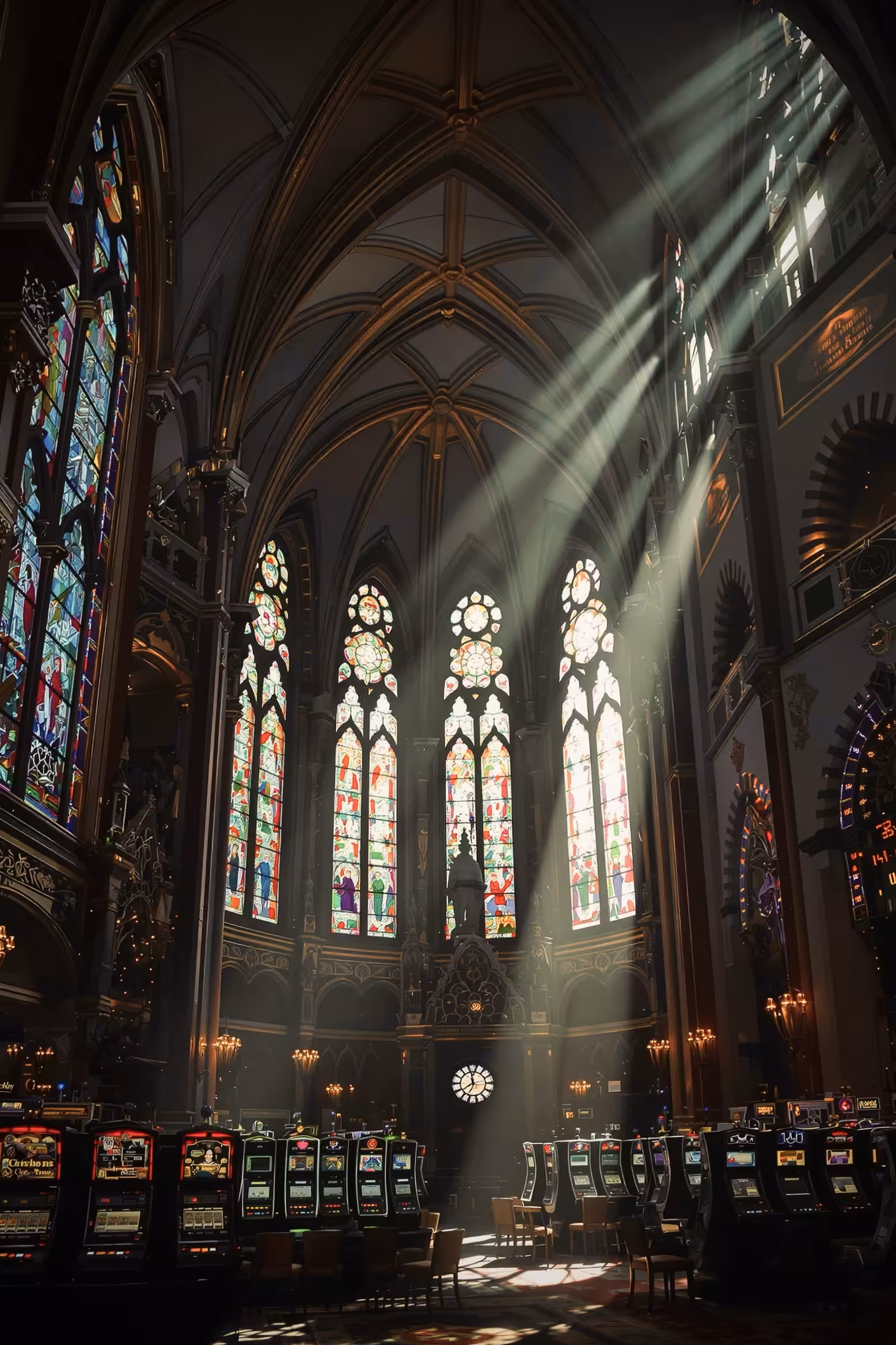no crying in the cathedral.