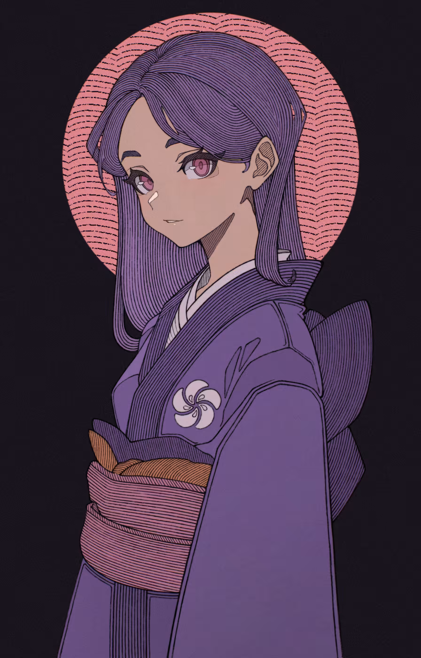 Purple scent on the wind