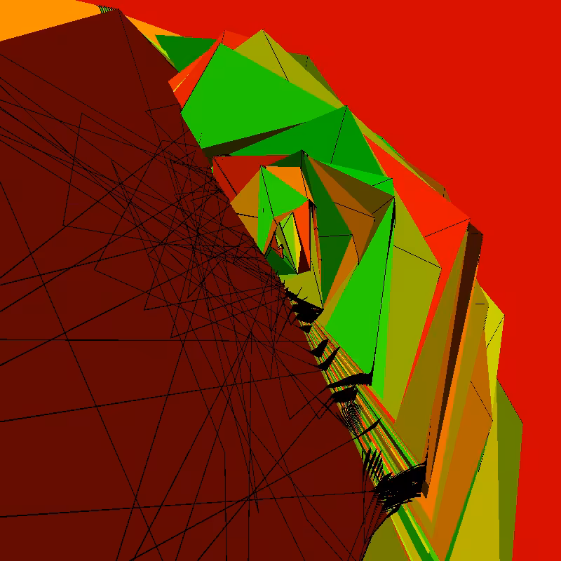 p5.js Descending a Staircase #21