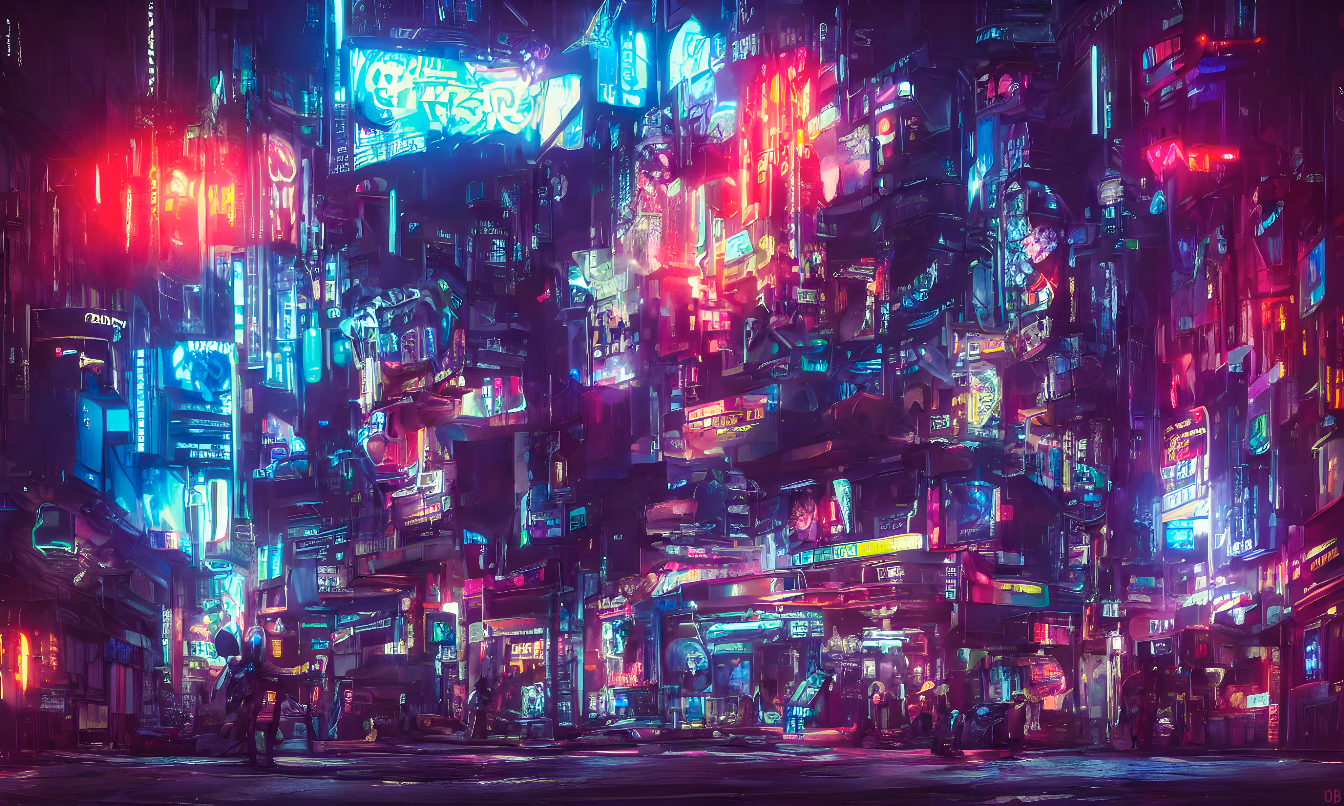 Gryphon Art Collective: Cyber Megalopolis