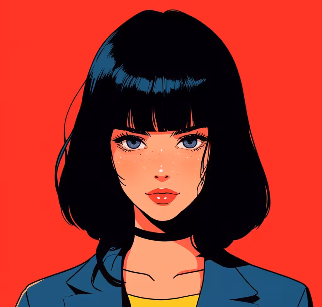 80's girl anime V1