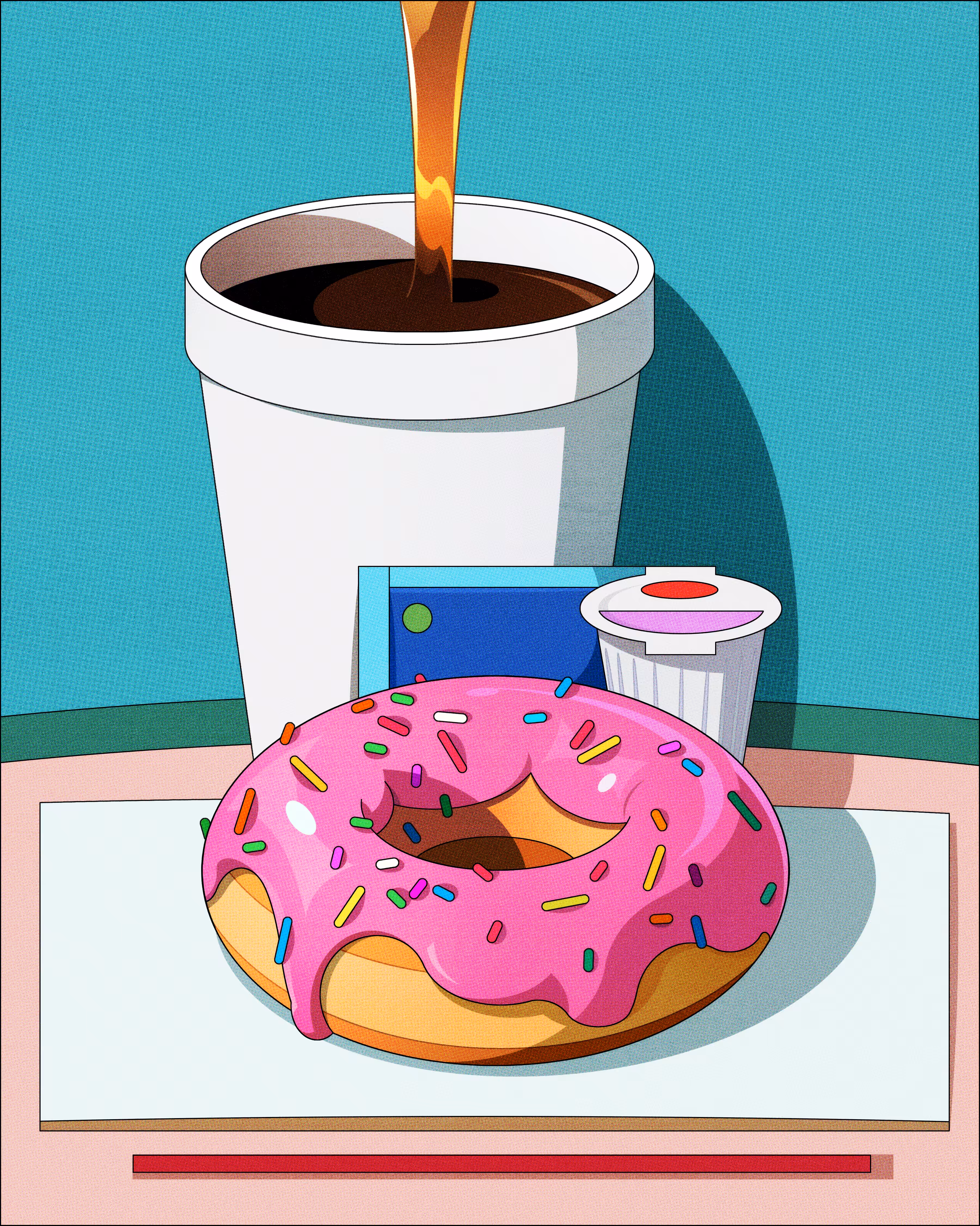 Coffee and Donut