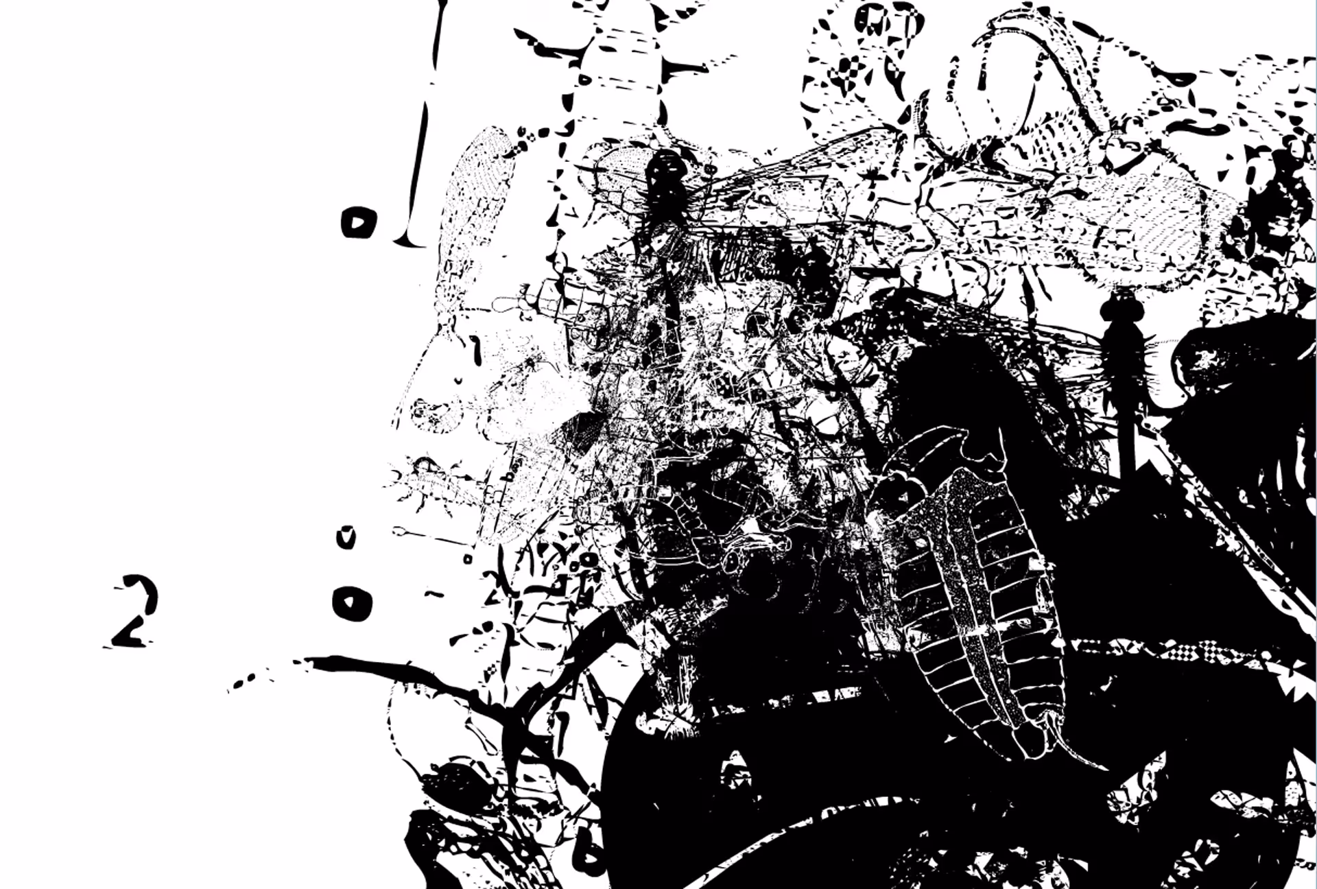 insections: oo3  insections   (b/w, colorcycled)