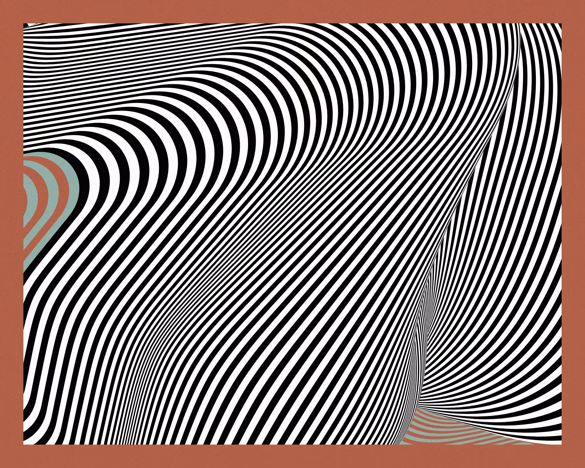 Alternating bands of color #16