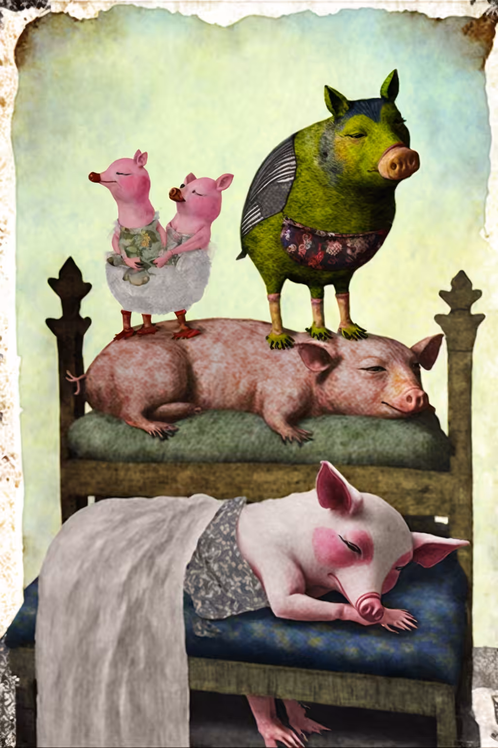 Princess Rose turns into a Pig