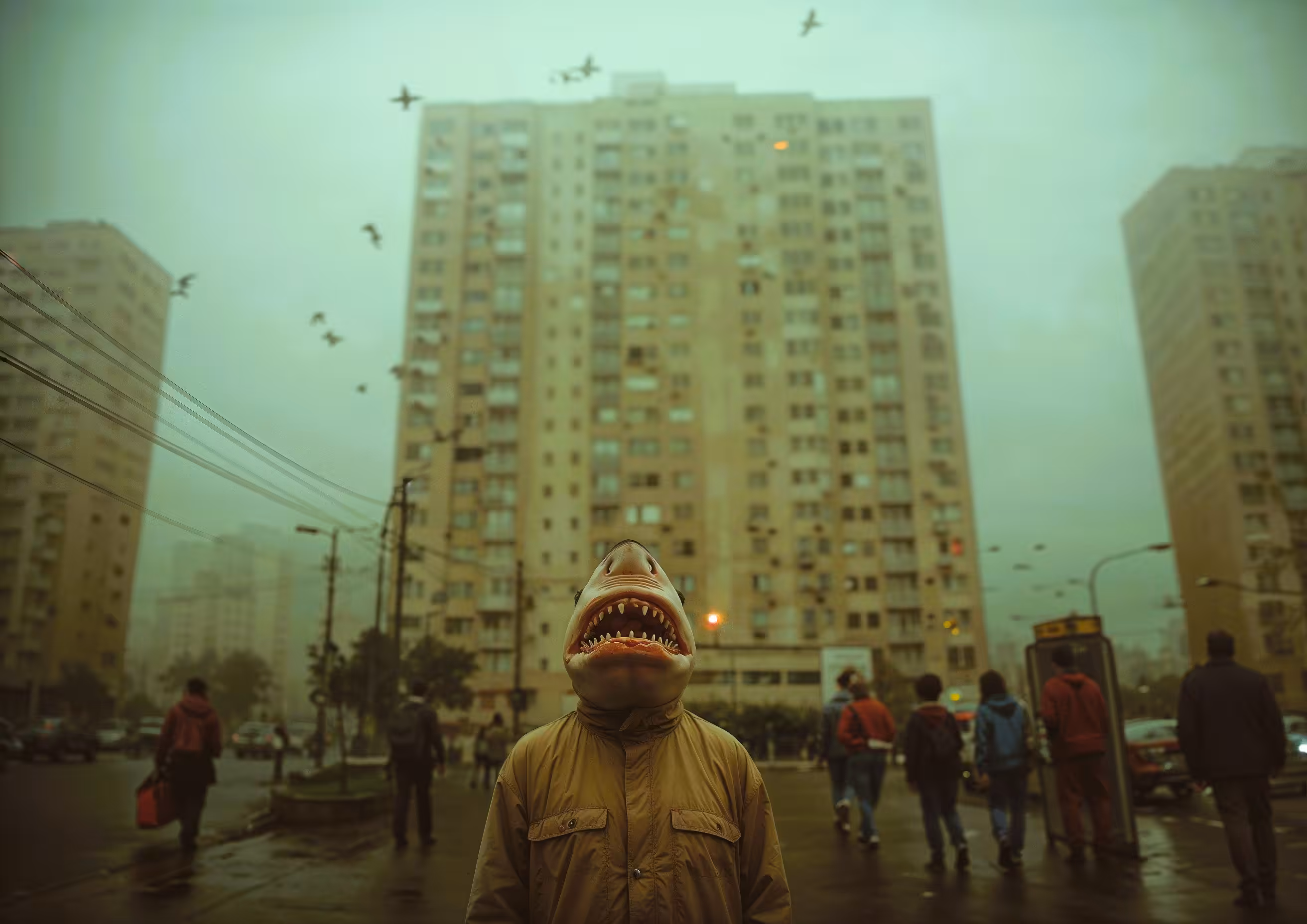 Apex predator in a concrete sea.