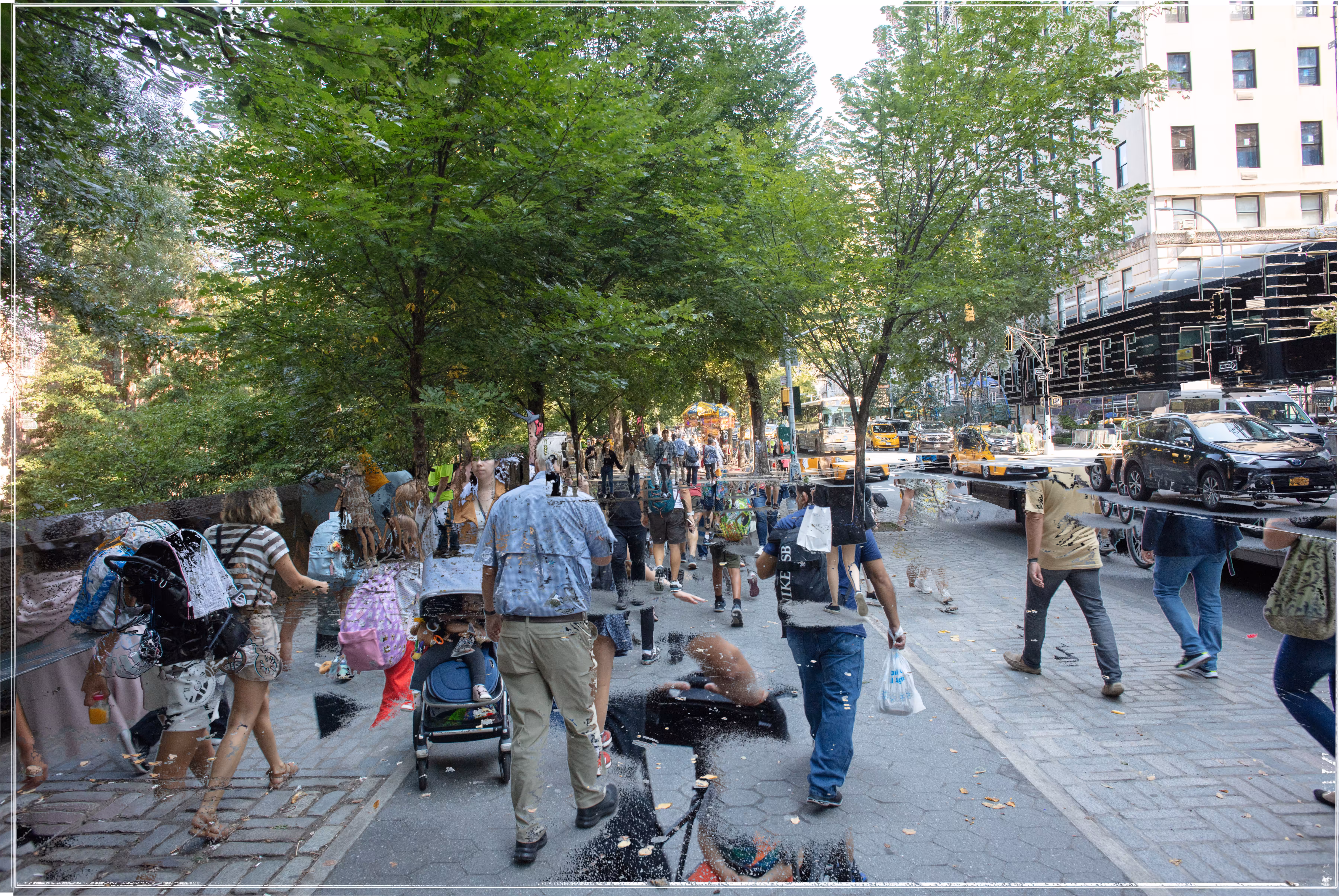 Un-Still Life, 63rd and 5th, View North, 9/2022