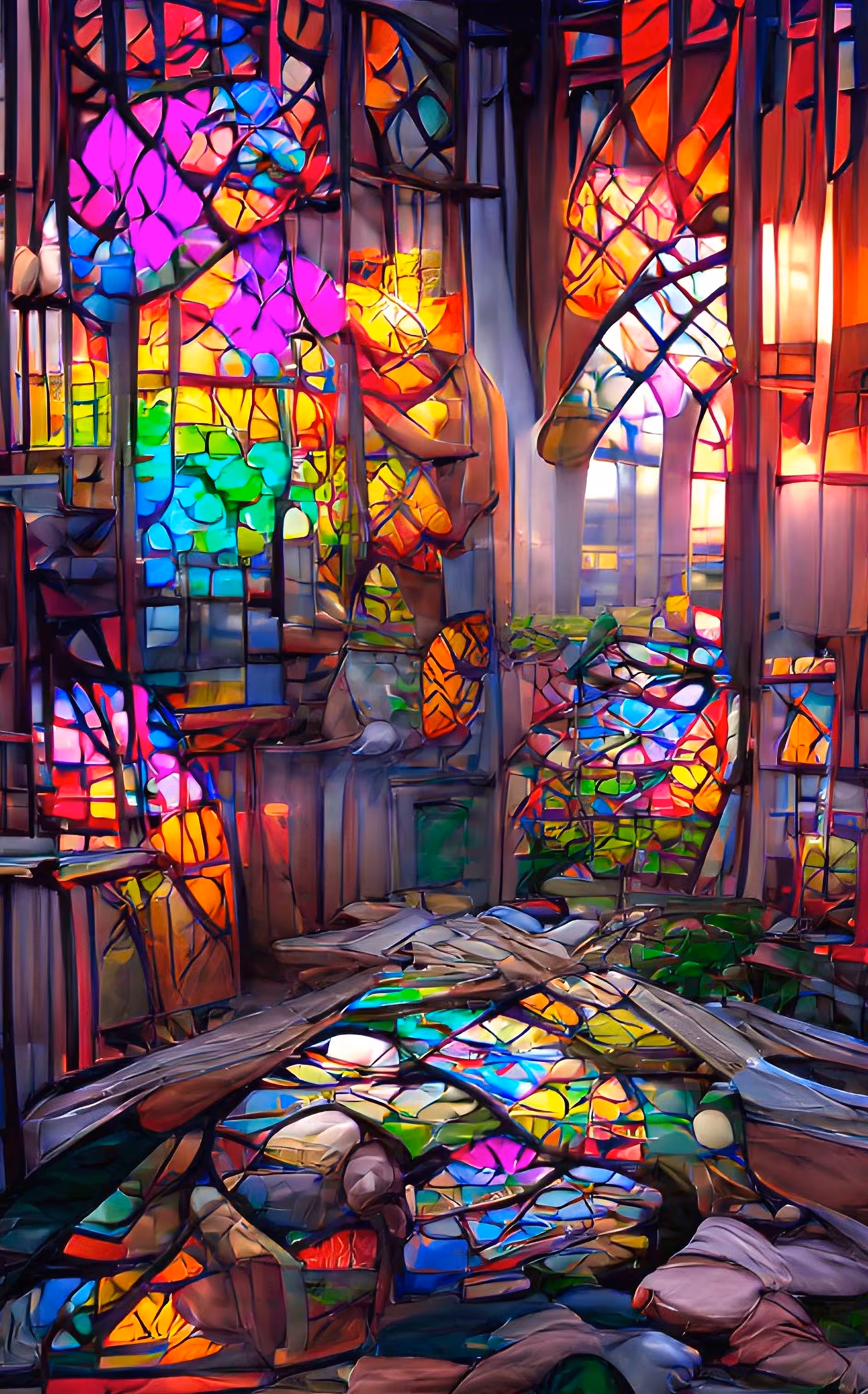 AI Series - Stained Glass