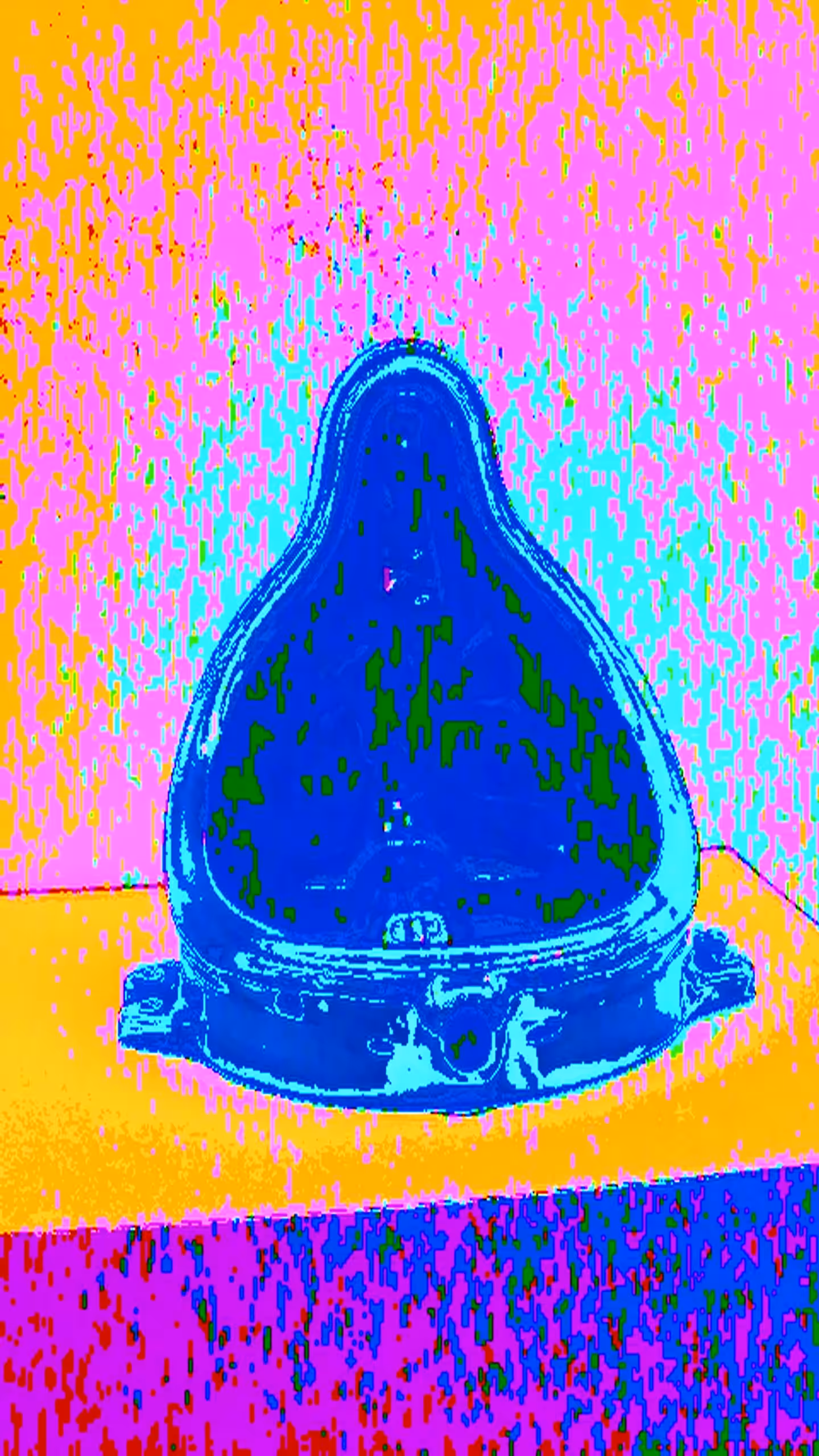 Sherrie Levine's Fountain (Buddha), 1996 (Mutant Glitches Portrait)