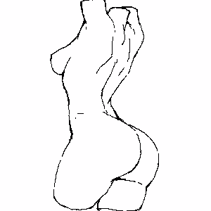 Torso 300x300 Pixel Drawing P098