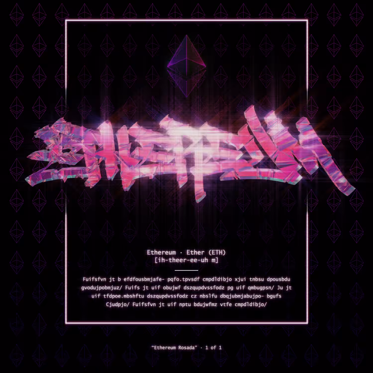 Ethereum Rosada - 1 of 1