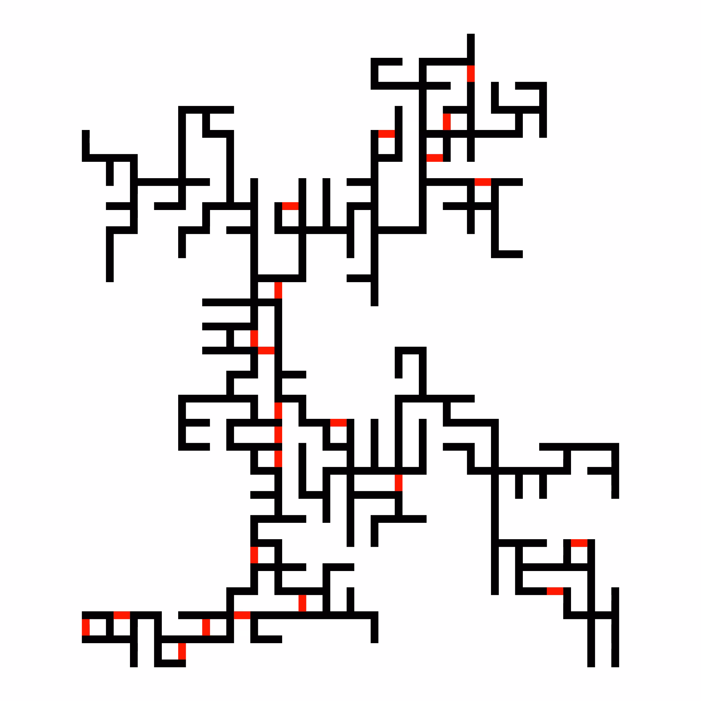 Invasion Percolation #71