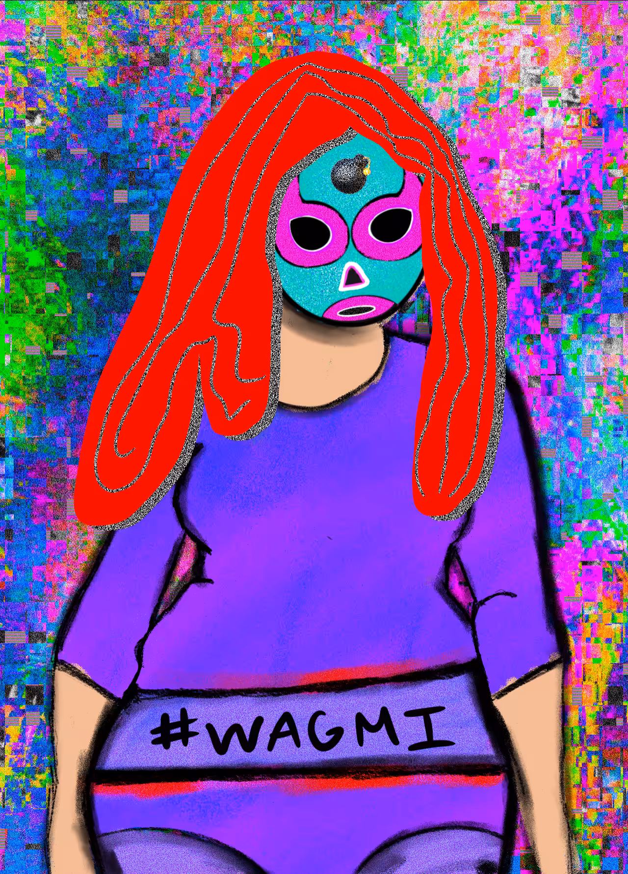 NFT luchadora #67
