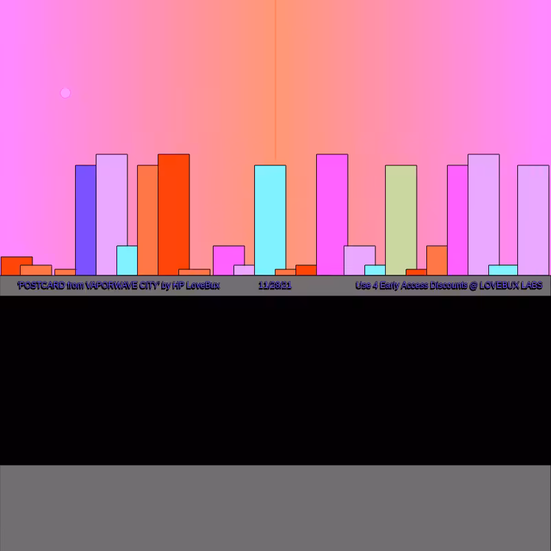 Vaporwave CITY: "Seek the Black Sun" #20