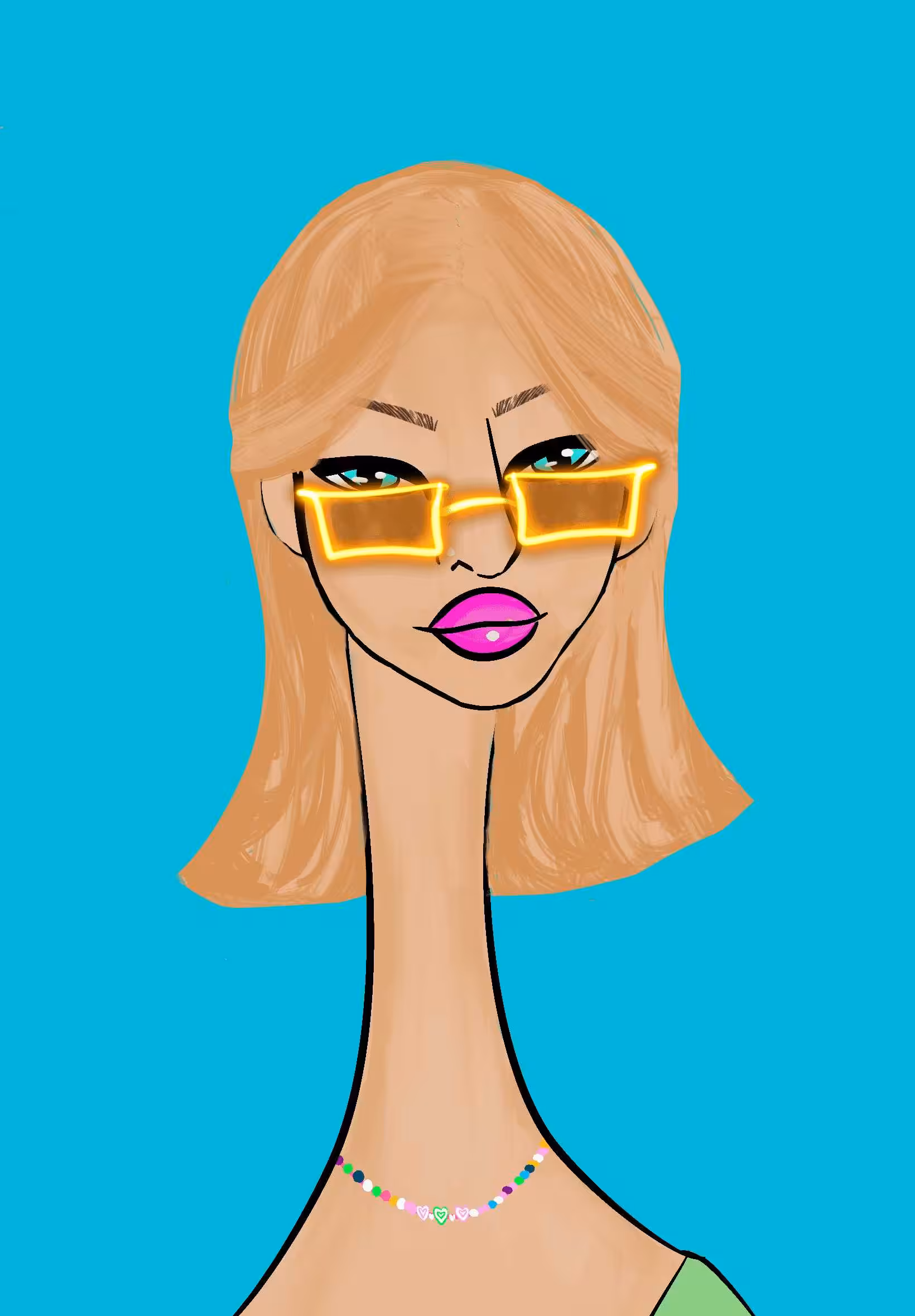Long Neckie Ladies: Long Neckie Lady #2615