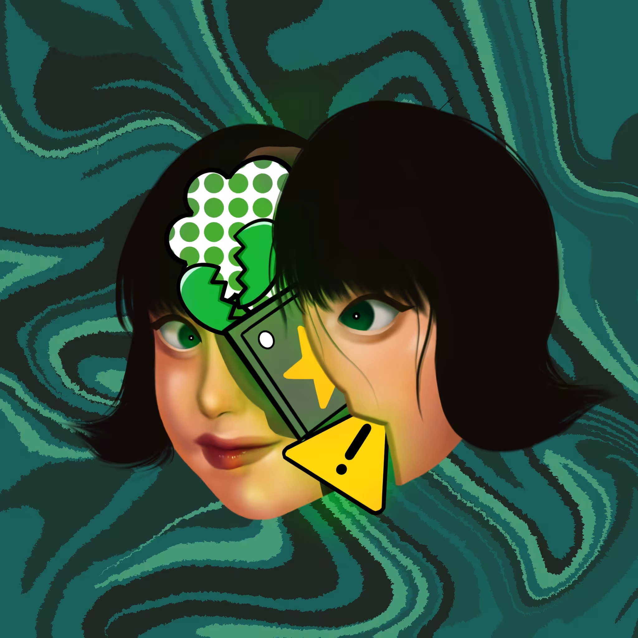 INSIDE THE HEAD no.3: Powercypto girl