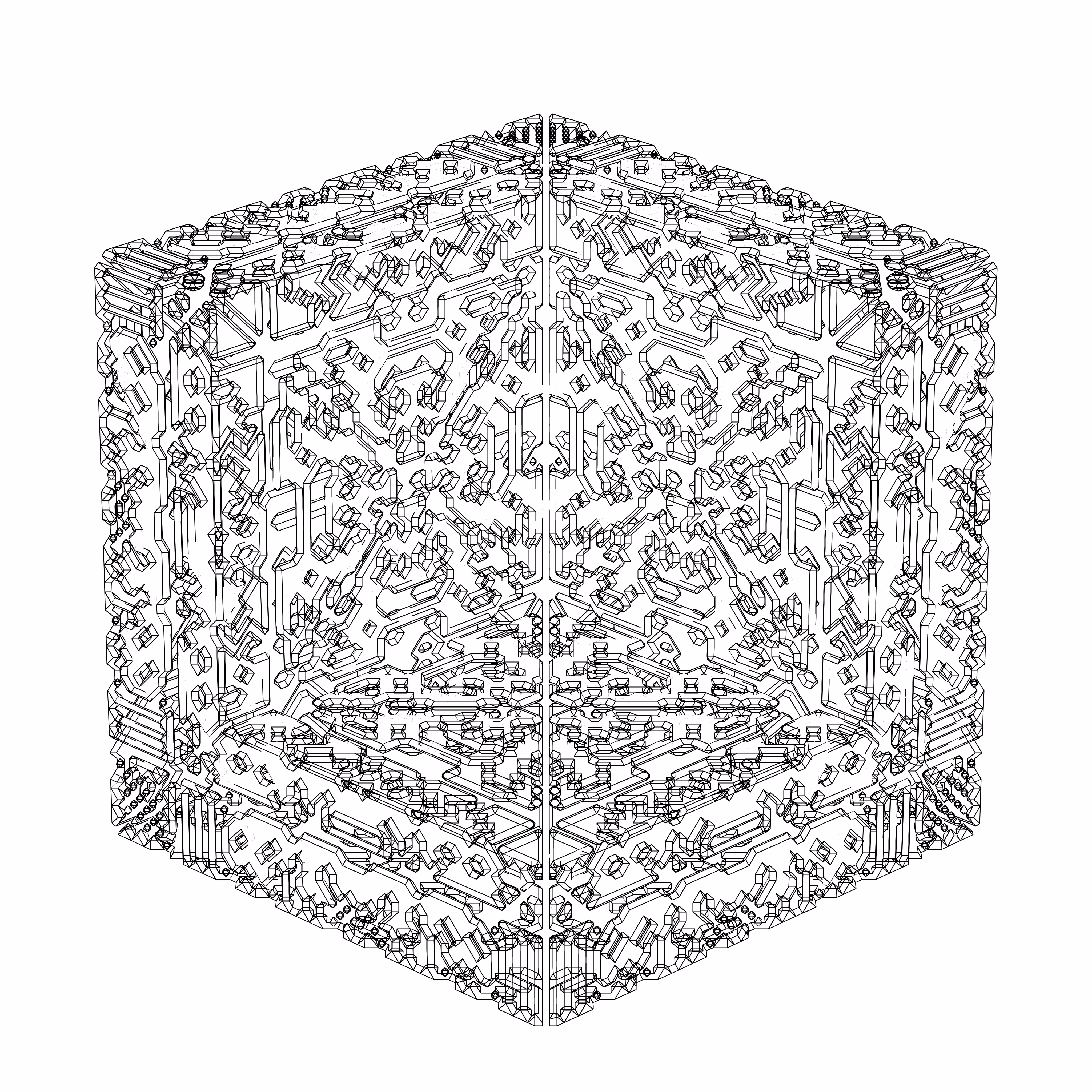 LL21 Alien Art Cube #404