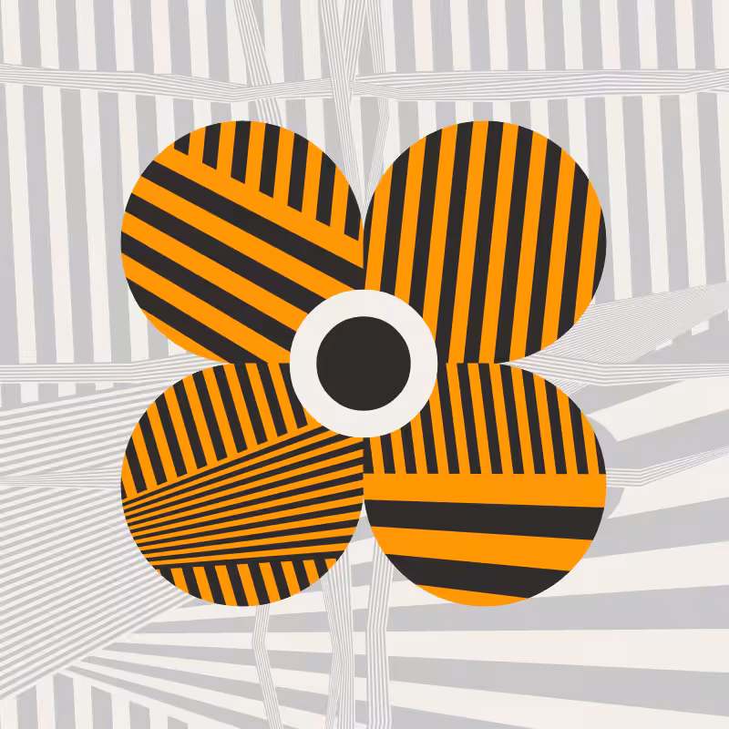 Dazzle Bloom: Big Orange #22