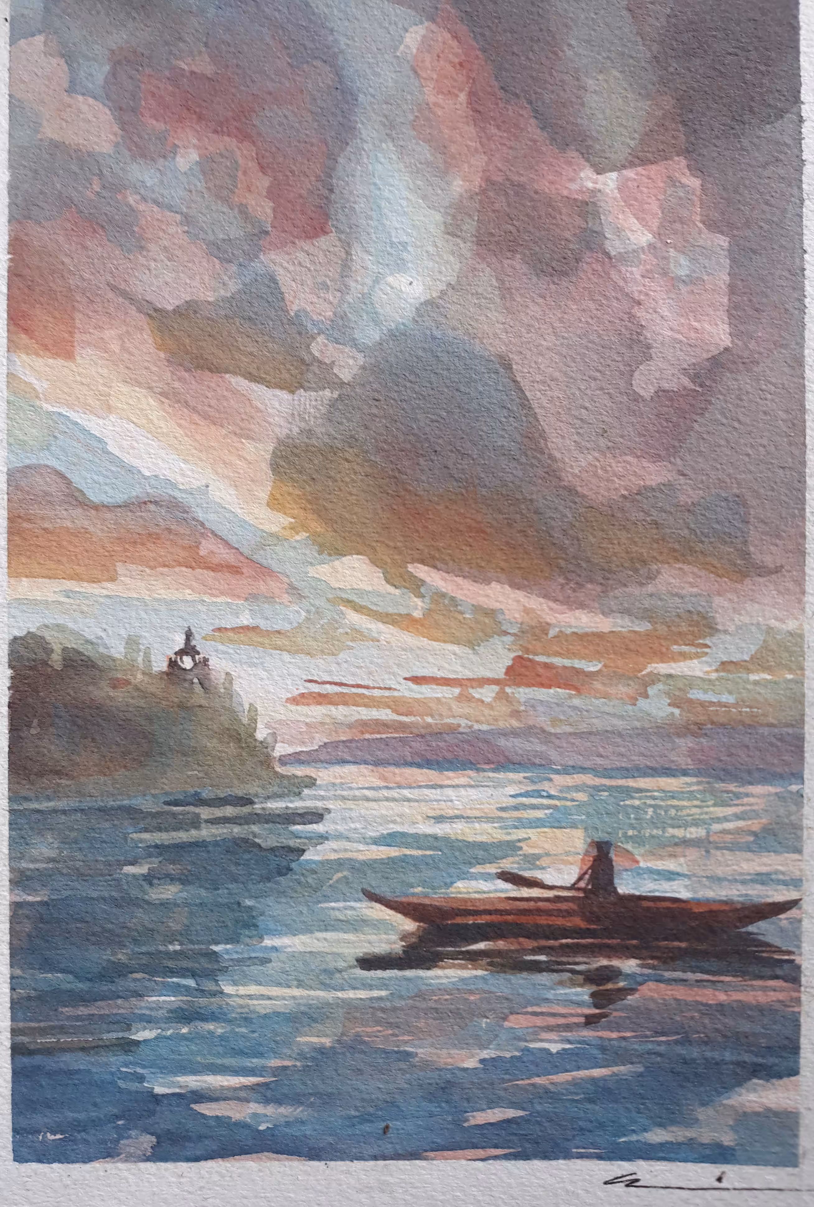Early Dawn off the Coast of Maine