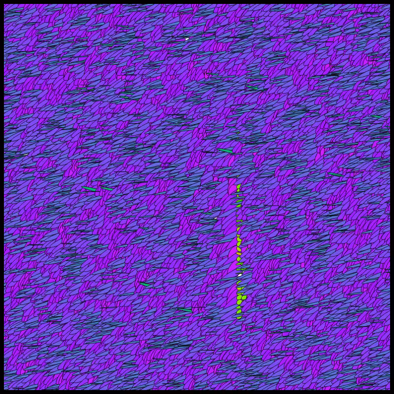 Flow Field Circles Triangle #17