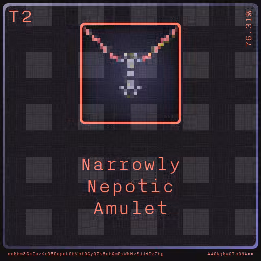 Gear for your quests - Amulet #73
