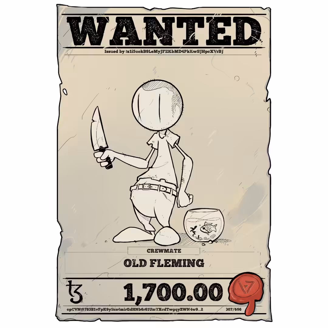 OLD FLEMING | TEZOS PIRATE 307/666