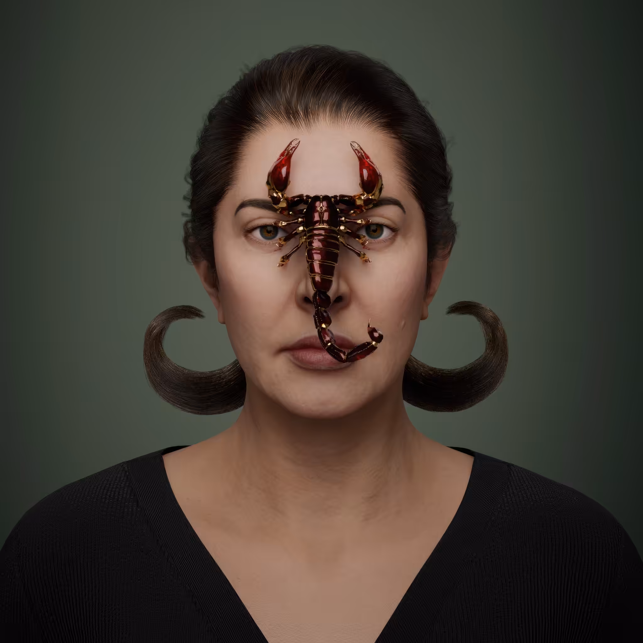 Portrait with Scorpion #261