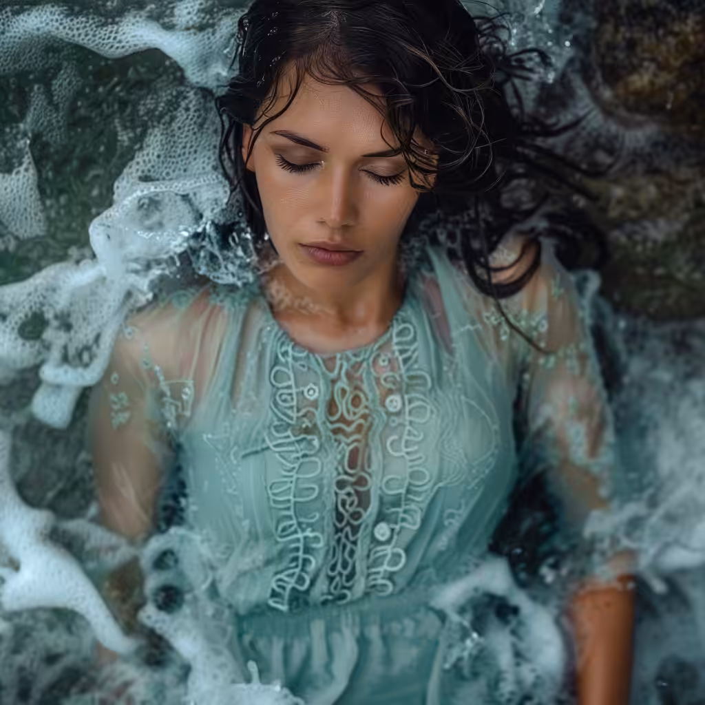 Raging water