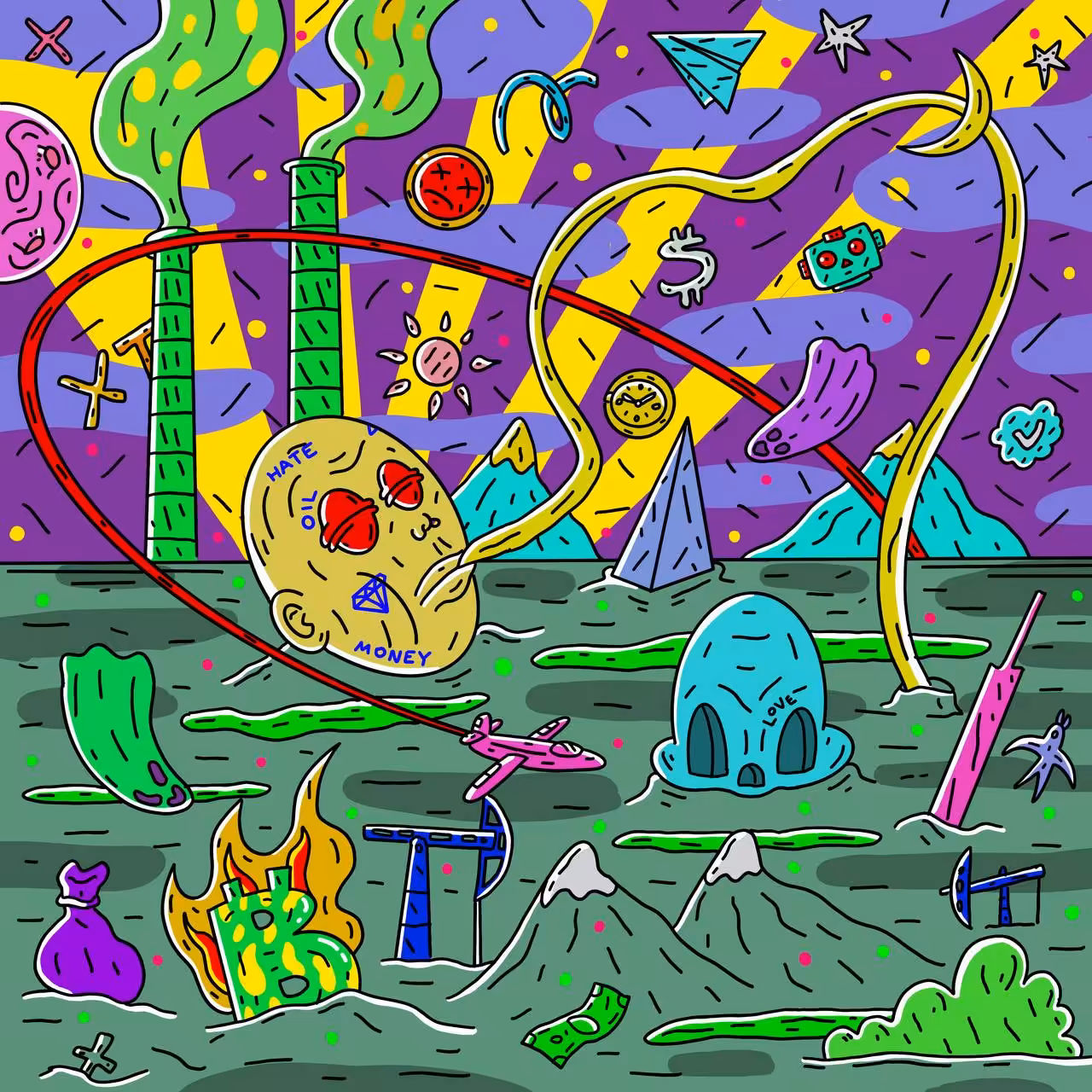 Toxic world.