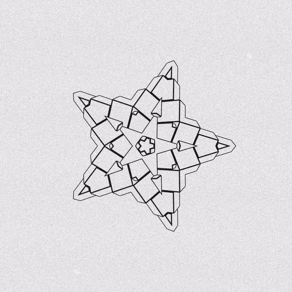 Monochrome Kaleido #100